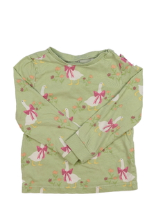 Zelené pyžamové triko Tu