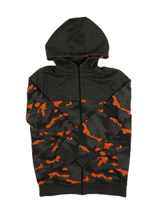 Šedá maskáčová mikina F&F