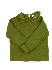 Zelený svetr s límečkem Next