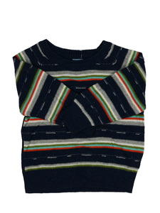 Modrý pruhovaný slabší svetr Gap