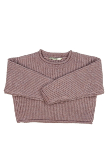 Fialový melírovaný svetr George