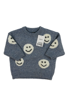 Nový modrý krásný svetr Next