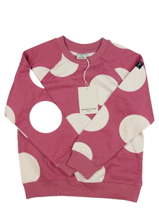 Nová růžová mikina s kolečky 