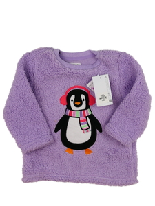 Nová fialová chlupatá mikina Primark 