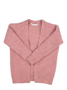 Růžový pletený kardigan George