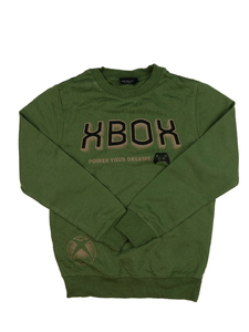 Zelená mikina s motivem Xbox 