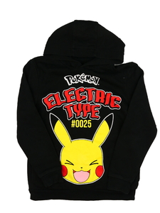 Černá mikina s motivem Pokémon George