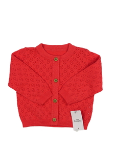 Nový červený madeirový svetřík Nutmeg