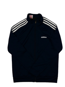 Tmavě modrá sportovní mikina Adidas 