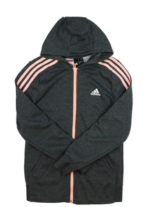 Šedo-růžová mikina vel. 170 Adidas