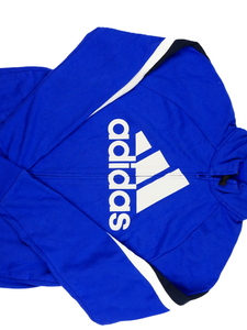 Modrá mikina vel. 176 Adidas