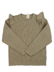 Světlý svetr s volánky H&M