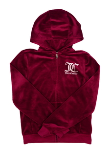 Červená hebká mikina Juicy Couture 
