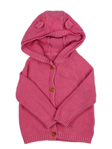 Růžový propínací svetřík Mothercare