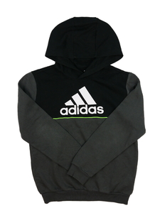 Černo-šedá mikina Adidas 