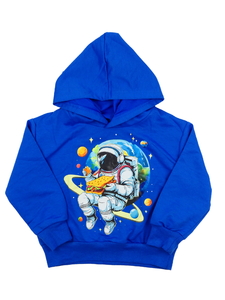 Modrá mikina s astronautem 