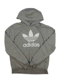 Šedá melírovaná mikina Adidas 
