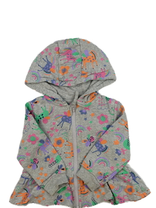 Šedá mikina s obrázky Mothercare