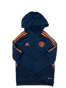Modro-oranžová sportovní mikina Adidas 