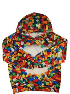 Světlá slabá mikina s motivem LEGO