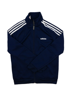 Tmavě modrá sportovní mikina Adidas 