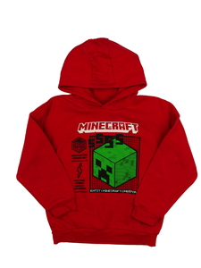 Červená mikina Minecraft Primark 