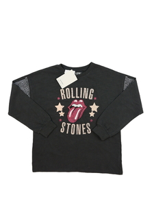 Nová šedá slabá mikina The Rolling Stones Next