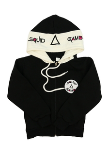 Černá mikina Squid Game 
