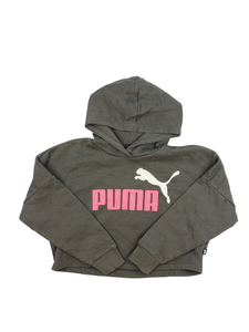 Šedá crop mikina Puma 
