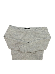 Šedý stylový crop svetr New Look 