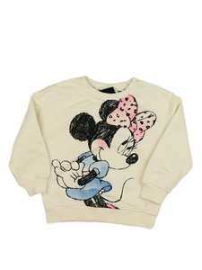 Krémová mikina Minnie Disney Primark 