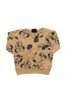 Hnědá mikina Minnie Disney 