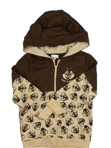 Hnědá mikina Chip ´n Dale 