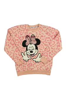 Růžová mikina Minnie Disney 