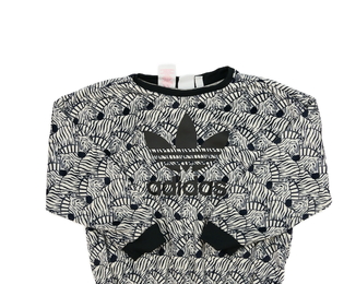 Hebká světlejší mikina se zebrami Adidas