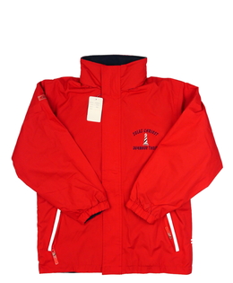 Nová červená zimní bunda 