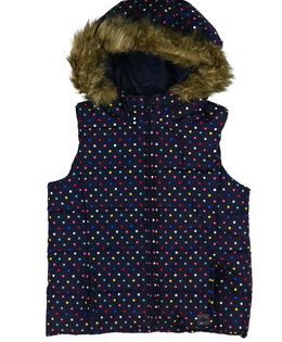 Tmavě modrá zimní vesta Gap