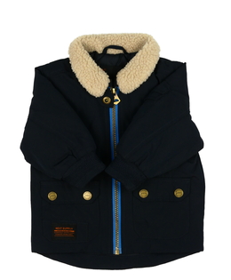 Prošívaná tmavě modrá bunda Next