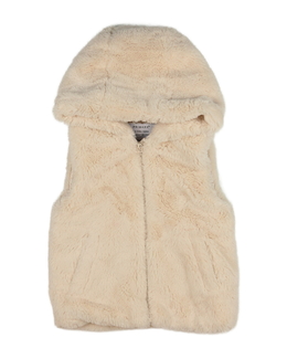 Krémová chlupatá vesta Primark 