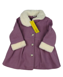 Nový fialovo-bílý kabátek 