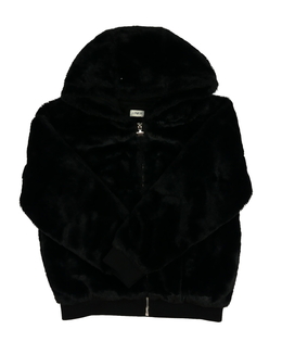 Černá kožíšková hebká bundička F&F