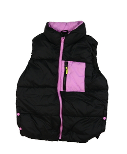 Černo-růžová prošívaná vesta Primark 