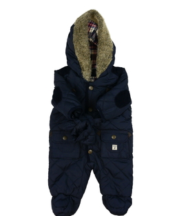 Tmavě modrá zimní kombinéza 