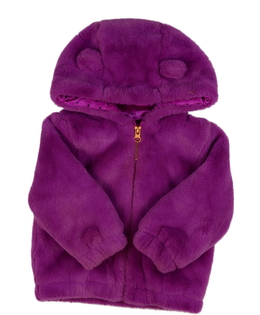 Fialový chlupatý kožíšek Nutmeg