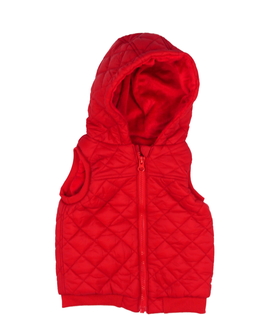 Nová červená prošívaná zimní vesta