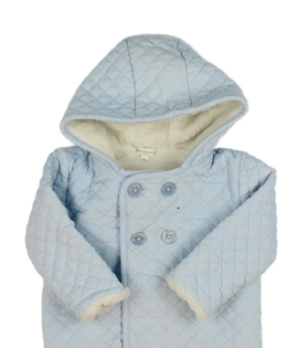 Modrý prošívaný kabátek Mintini Baby