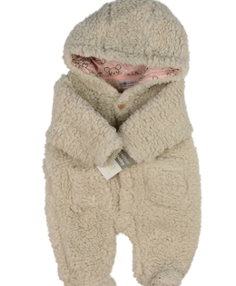 Nový beránkový kojenecký overal 