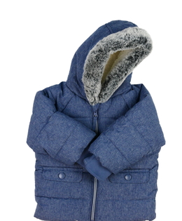 Modrá prošívaná zimní bunda George