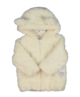 Nová krémová chlupatá bundička 