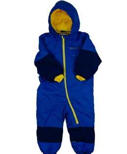 Modrá zimní kombinéza